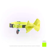 COLLAR MINI CORBATÍN / BÁSICO AMARILLO NEÓN